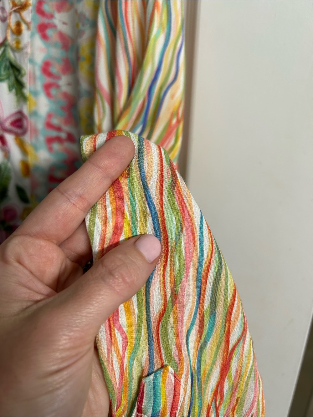 John Mark Colorful Blouse Top Small - Picture 8 of 10